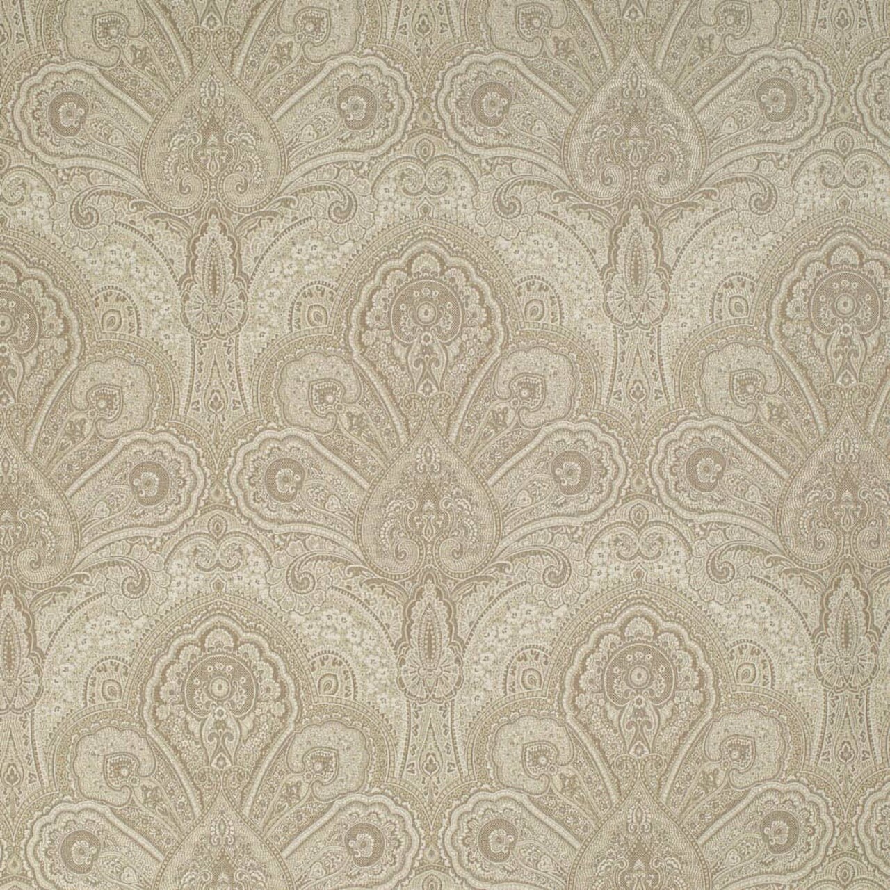 Marble Flora - Beige & Taupe Damask Upholstery Fabric 54 Inches"